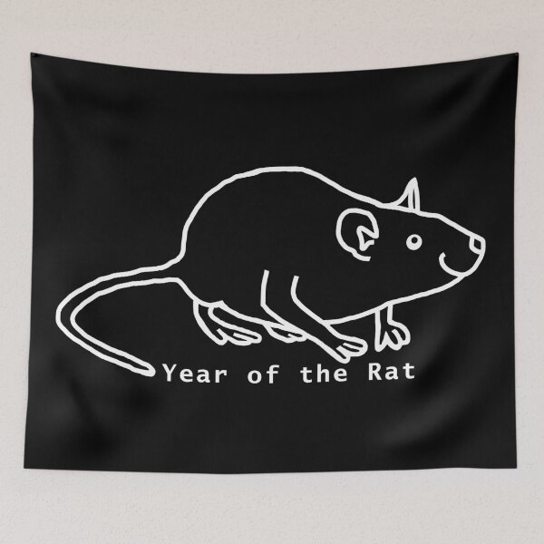 Item preview, Year of the Rat - Ghost designed and sold by ellenhenry.