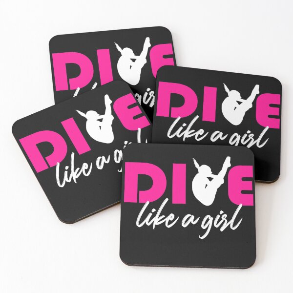 Item preview, Dive like a girl Springboard Diving Girls High Diver Gift designed and sold by tgulko.
