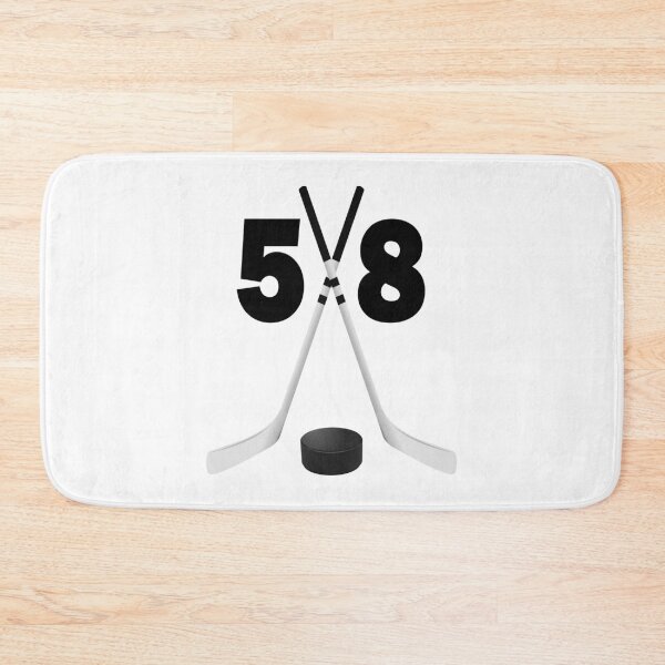 Item preview, Hockey number 58 - fifty eight with sticks and disc designed and sold by AllShirts21.
