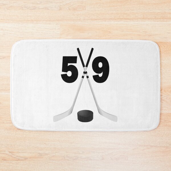 Item preview, Hockey number 59 - fifty nine with sticks and disc designed and sold by AllShirts21.