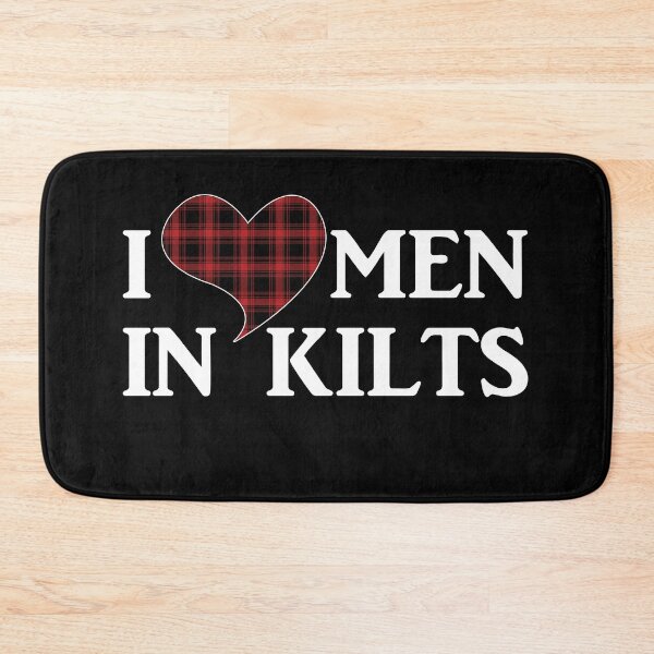 Item preview, Amo a los hombres en el clan de la falda de tartán escocés de Kilt designed and sold by BornDesign.