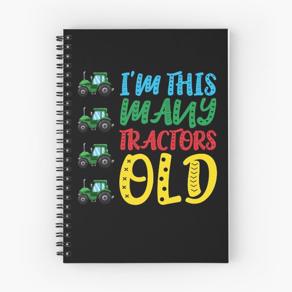 Item preview, I'm This Many Tractos Old 4 Yr Fourth Birthday Kids Boys designed and sold by BornDesign.