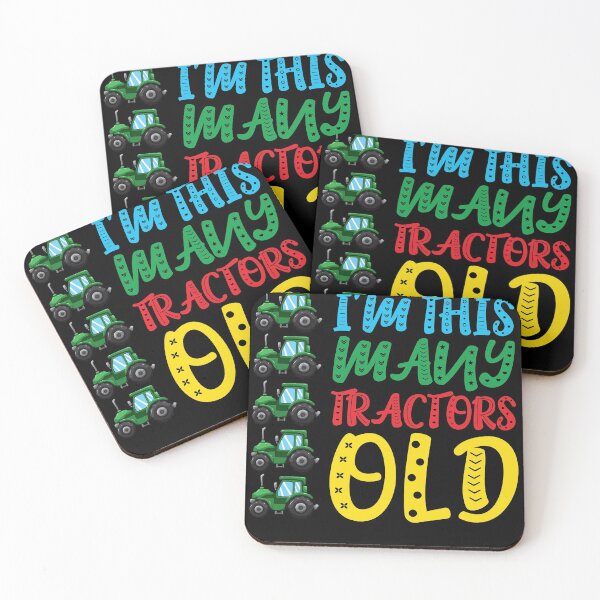 Item preview, I'm This Many Tractos Old 5 Yr Fifth Birthday Kids Boys designed and sold by BornDesign.