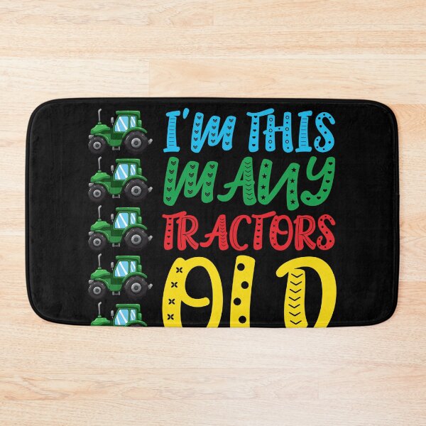 Item preview, I'm This Many Tractos Old 5 Yr Fifth Birthday Kids Boys designed and sold by BornDesign.