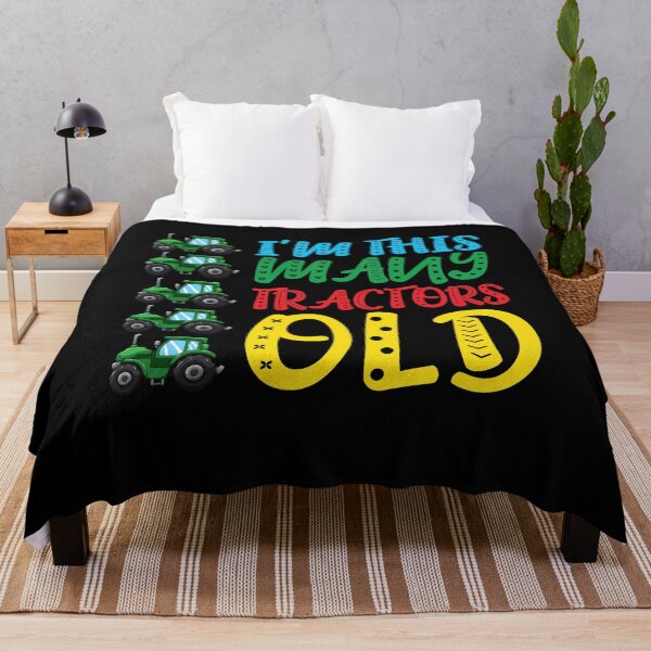 Item preview, I'm This Many Tractos Old 5 Yr Fifth Birthday Kids Boys designed and sold by BornDesign.
