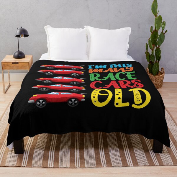 Item preview, I'm This Many Race Cars Old 5 Yr Fifth Birthday Boys designed and sold by BornDesign.
