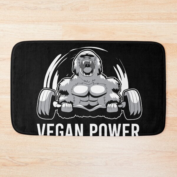 Item preview, Vegan Power Gorilla Bodybuilder Fitness Workout designed and sold by BornDesign.