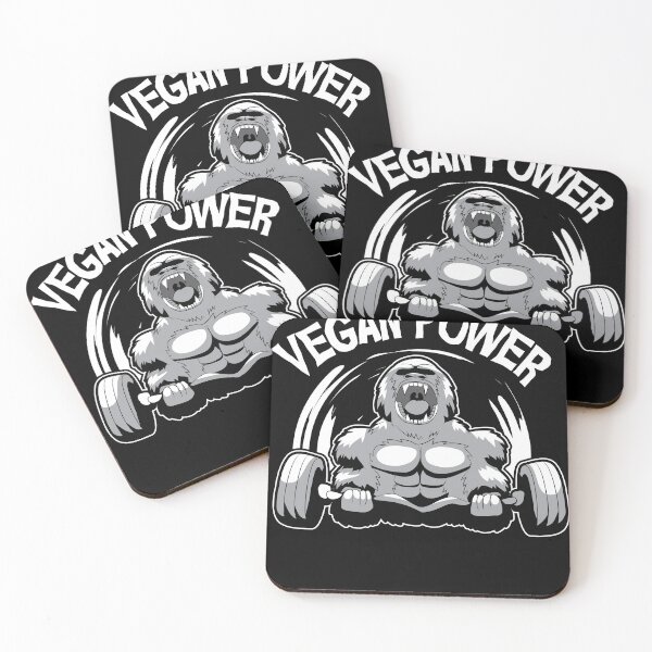 Item preview, Vegan Power Gorilla Bodybuilder Fitness Workout designed and sold by BornDesign.
