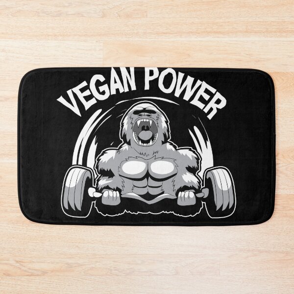 Item preview, Vegan Power Gorilla Bodybuilder Fitness Workout designed and sold by BornDesign.