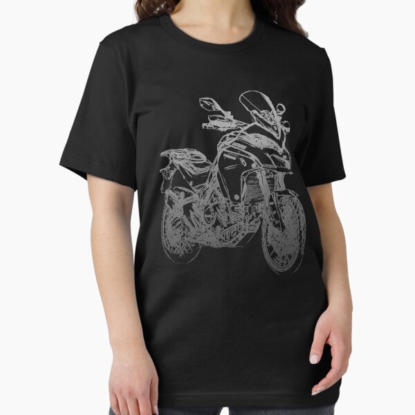 Aperçu de l'œuvre Multistrada 1260 Crayon Silhouette Moto Touring Enduro Dual Sport créée et vendue par logotechdesign.