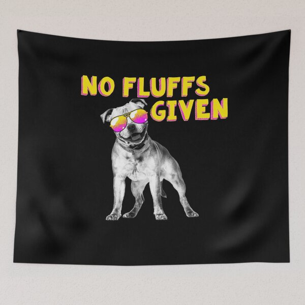 Item preview, No Fluffs Given Funny Dog Cat Mom Dad Pet Owner Gift designed and sold by TopDawgDesigns.
