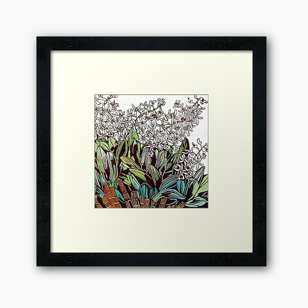 “Australian Rock Lily” by Margaret Preston Framed Art Print