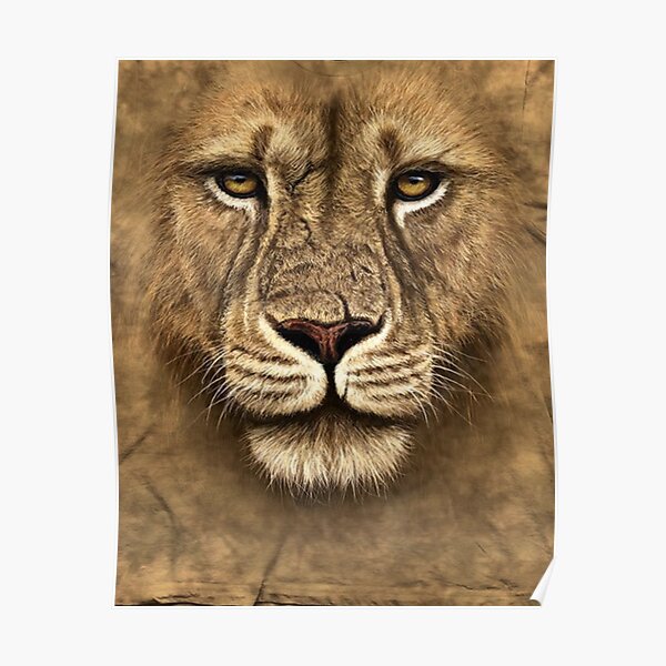 3D Lion T-Shirt #3DLionTShirt #3DLion #TShirt #Lion Poster