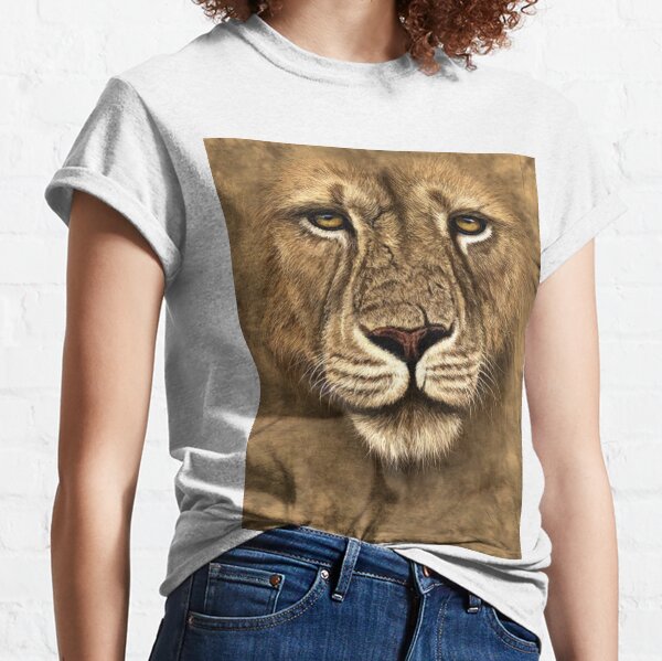 3D Lion T-Shirt #3DLionTShirt #3DLion #TShirt #Lion Classic T-Shirt