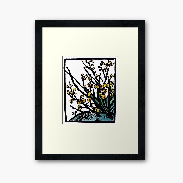 “Bossissia” by Margaret Preston Framed Art Print