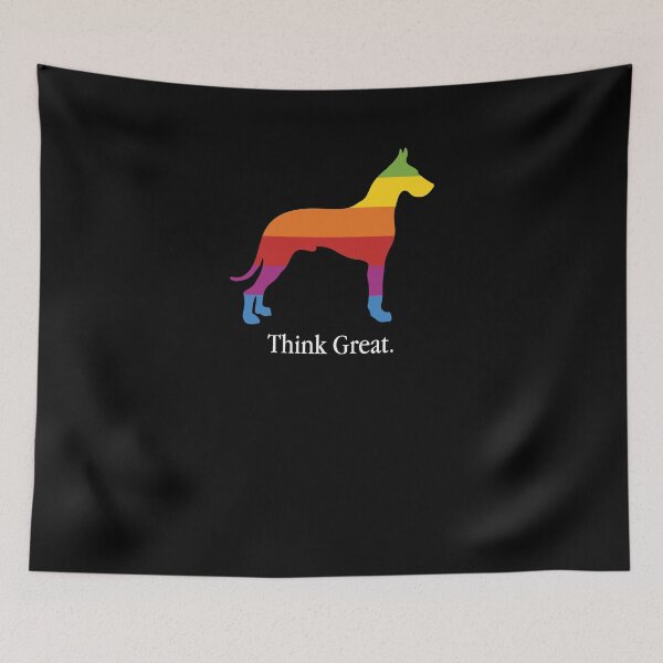 Item preview, Great Dane LGBTQ Gay Pride Dog Mom Dad Cute Gift designed and sold by TopDawgDesigns.