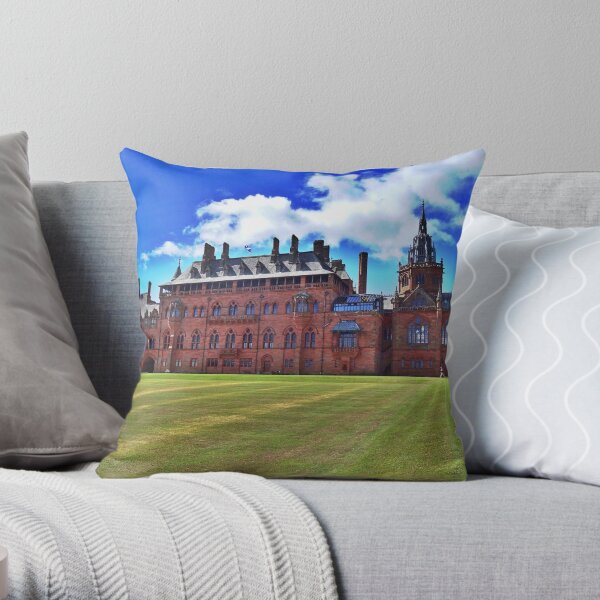 Mount Stuart House Isle of Bute Throw Pillow