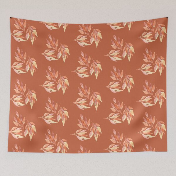 Item preview, Colorful handpainted watercolor leaves designed and sold by ApricotBlossom.