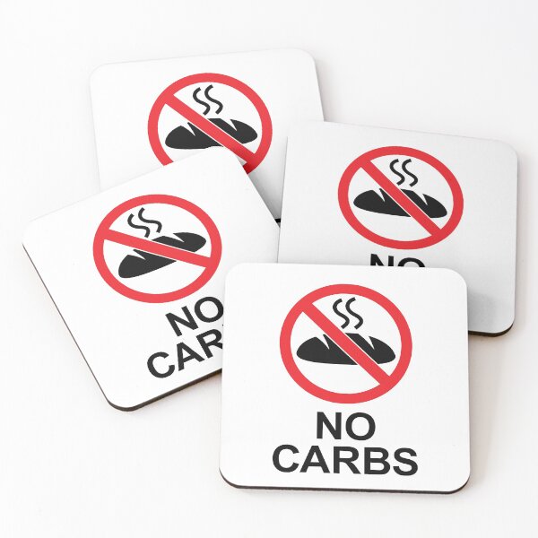 Item preview, No Carbs Sign (featuring steaming bread) Keto Diet Inspired designed and sold by Elvin Dantes.