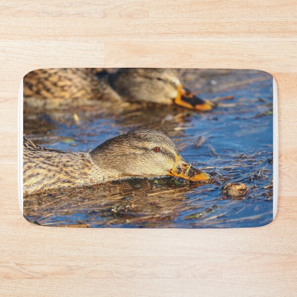 Item preview, Golden mallard ducks designed and sold by GreyFeatherPhot.