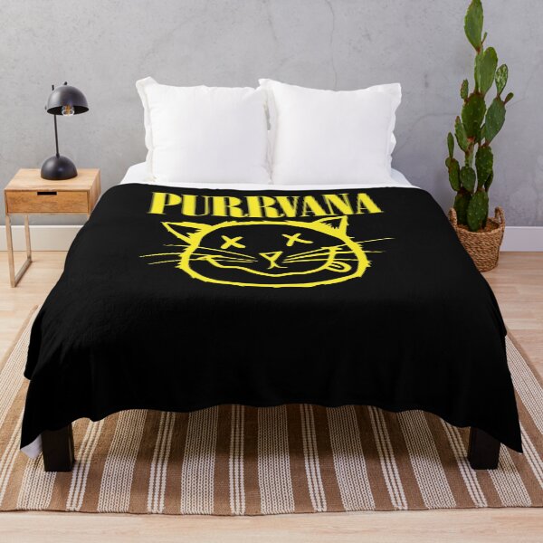 Item preview, Purrvana Cute Funny Cat Mom Dad Pet Owner Music Lover Gift designed and sold by TopDawgDesigns.