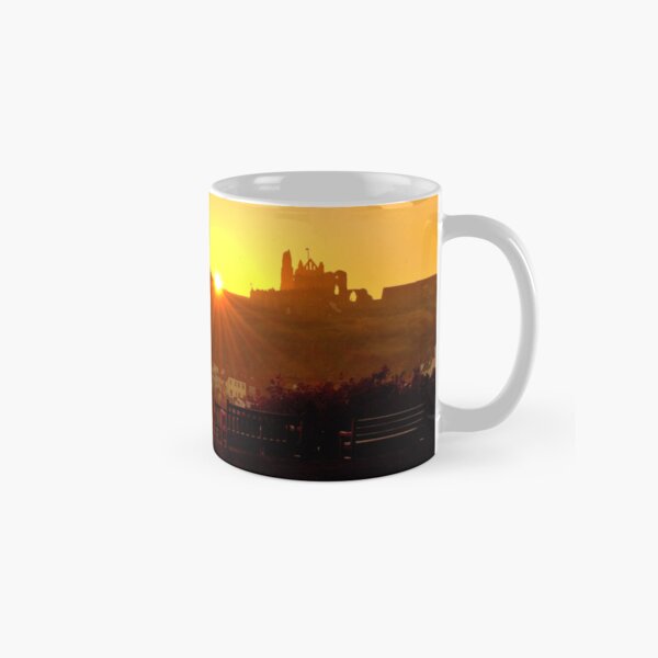 Beautiful Golden Sunrise in Whitby - Christmas Gift Ideas. Classic Mug
