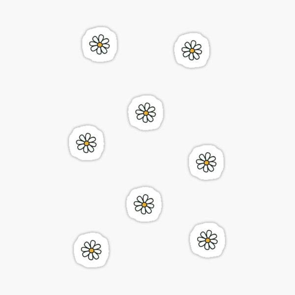 "small white flowers" Sticker for Sale by tatumpaigee Redbubble