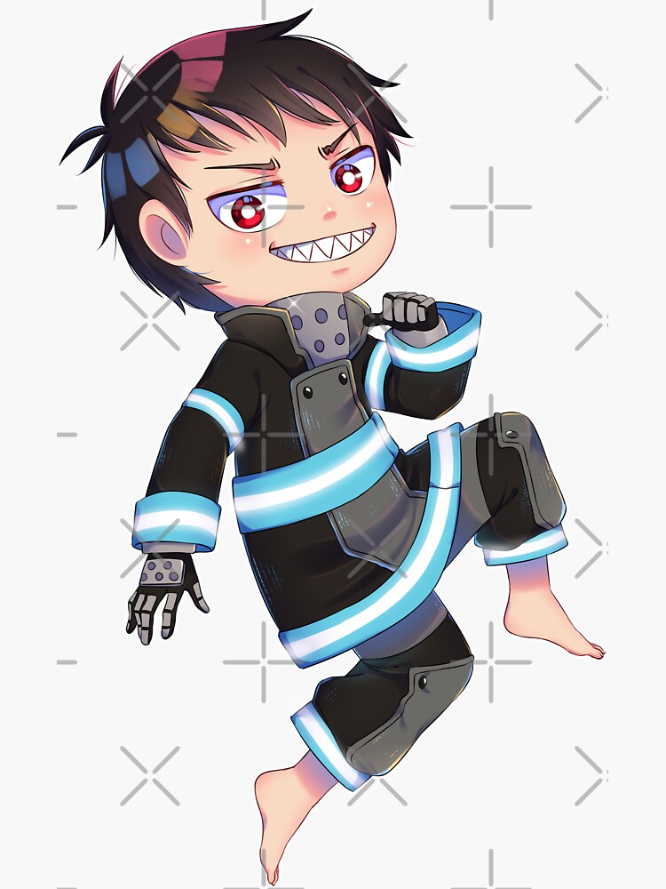 Enen No Shouboutai Akitaru Obi Fire Force Sticker By Ikane96 Redbubble 1262