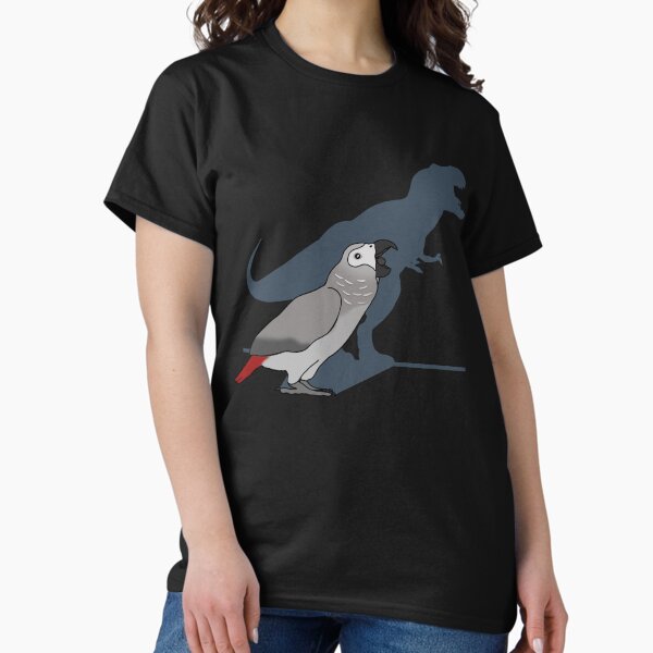 Item preview, t-rex shadow - african grey designed and sold by FandomizedRose.