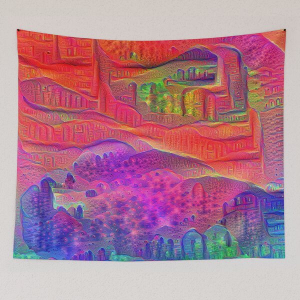 Item preview, DeepDream Tomato Steelblue designed and sold by blackhalt.