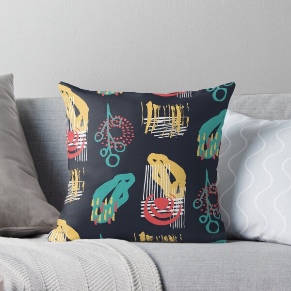 Item preview, Florally No.7 - Hand drawn abstract floral bold playful surface pattern graphic design designed and sold by SunbeamPatterns.
