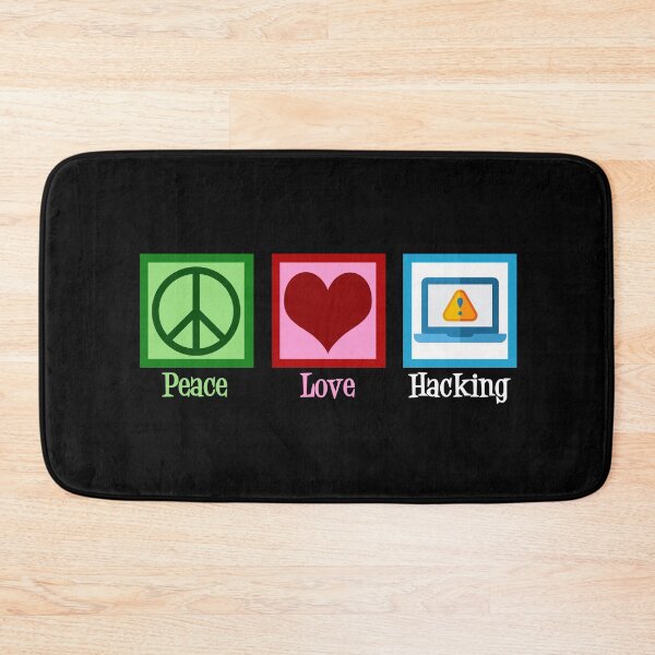 Item preview, Peace Love Hacking designed and sold by Epic Love Designs.
