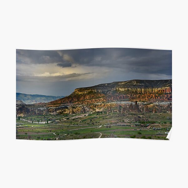 Red Hills, Cappadocia Poster