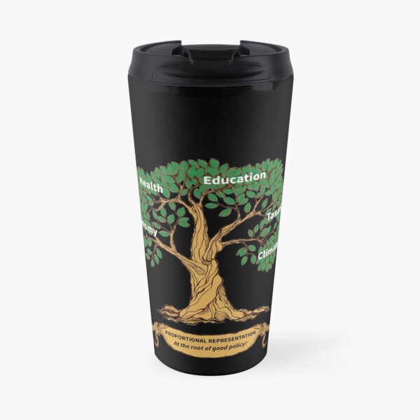 PR: At the root of good policy - for dark backgrounds Travel Mug
