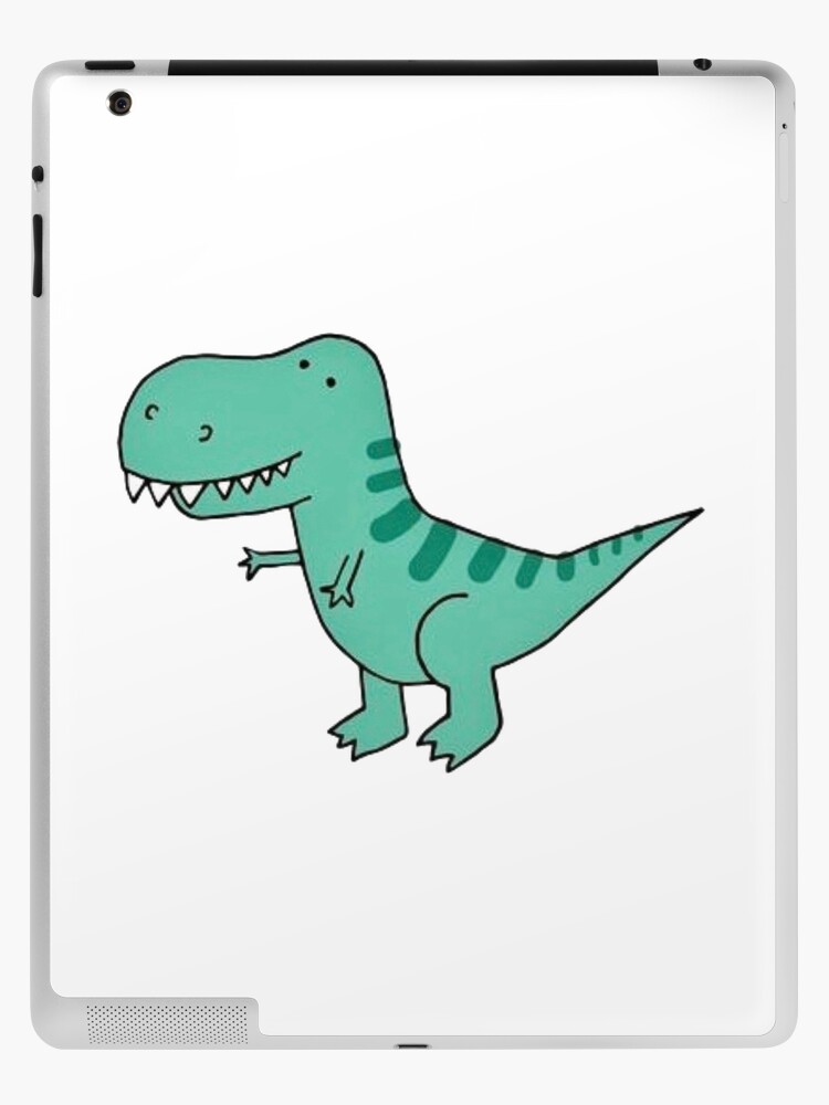 Funda y vinilo para iPad «lindo t-rex // dibujos animados» de JulianaM14 |  Redbubble
