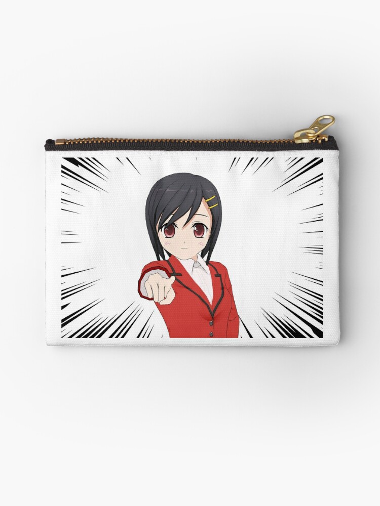 Bolsos de mano «Moe Anime Girl Señalando» de Baggyy | Redbubble