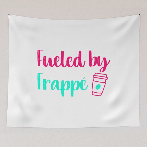 Item preview, Fueled by Frappe Funny Phrase Sip Coffee Lover Mood Saying designed and sold by at85productions.