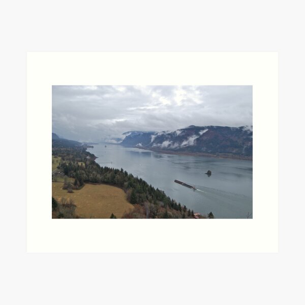 Columbia River view from Cape Horn Art Print