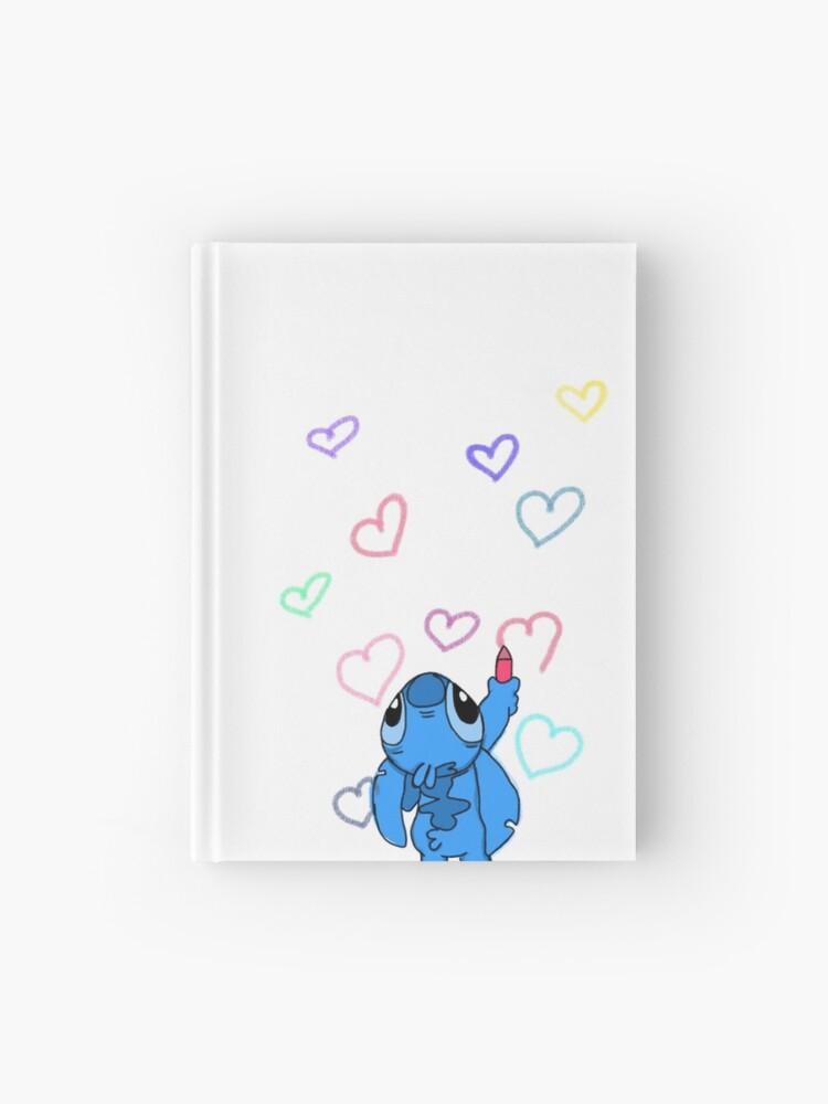 Stitch Crayon Hardcover Journal for Sale by Mia Bentley