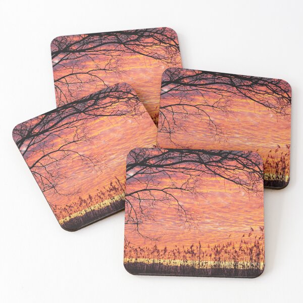 Item preview, crazy sunset colors on lake ohrid designed and sold by distracted.