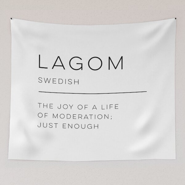 Item preview, Lagom Definition designed and sold by wisemagpie.