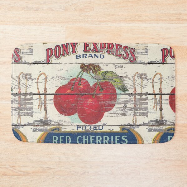 Item preview, dark academia Retro advertisement orchard fruit french country red cherry designed and sold by LEILA ART SPACE.