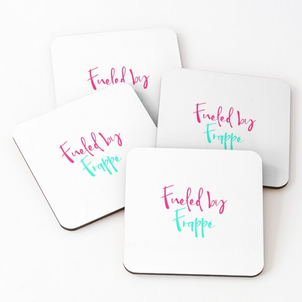 Item preview, Fueled by Frappe Sip Coffee Lover Mood Saying designed and sold by at85productions.