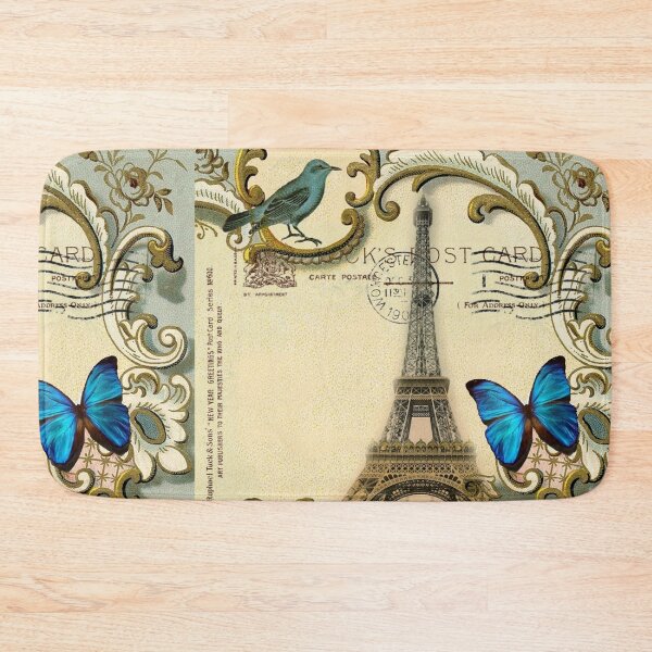 Item preview, dark academia Wanderlust French Butterfly Paris Eiffel Tower designed and sold by LEILA ART SPACE.