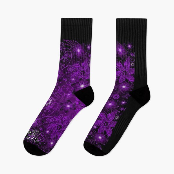 Item preview, Purple Flower Pattern designed and sold by obscenegraphics.
