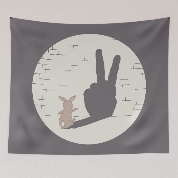 Item preview, Peace Bunny designed and sold by clevercreature.