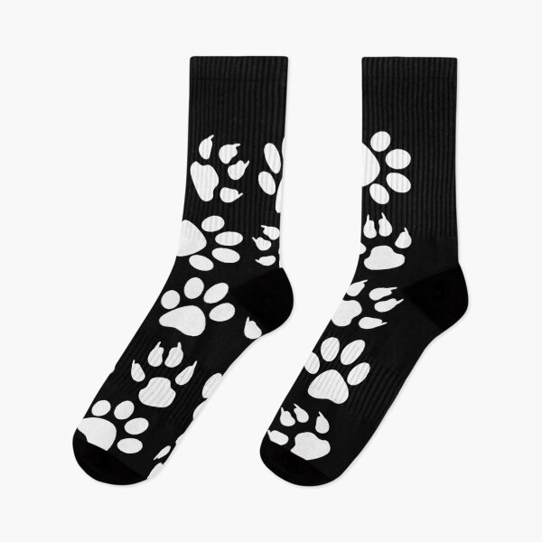 Item preview, Black On White Puppy Paw Prints designed and sold by obscenegraphics.