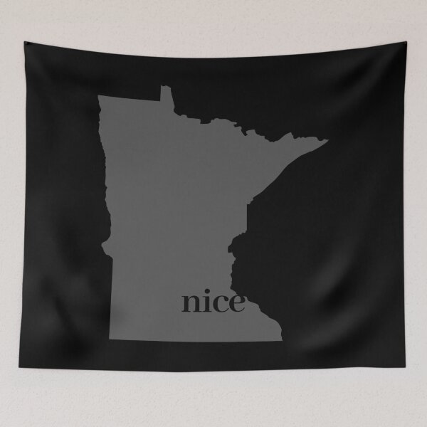 Item preview, Minnesota Nice (Gray) designed and sold by Waconia Design Co..