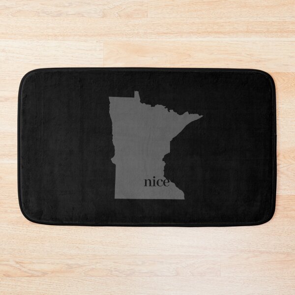 Item preview, Minnesota Nice (Gray) designed and sold by Waconia Design Co..