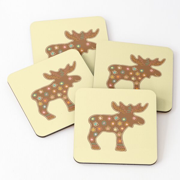 Item preview, Sweet Gingerbread Elk designed and sold by un-artiges.